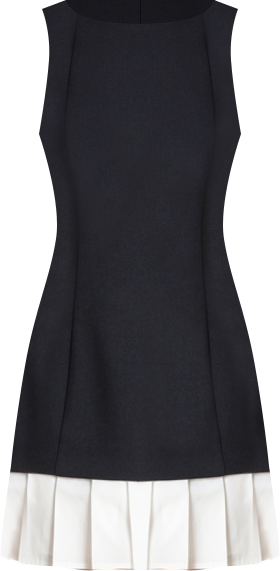 Women's Boat Neck Mini Dress