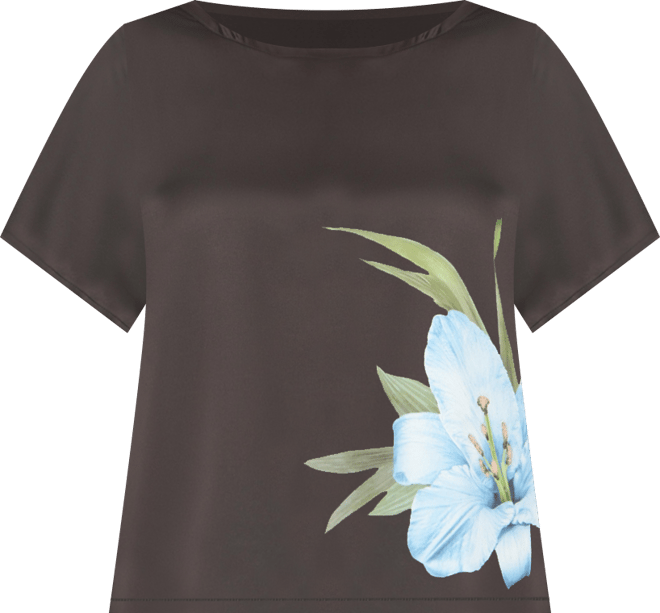 Plus Size Short-Sleeve Crew Neck Top