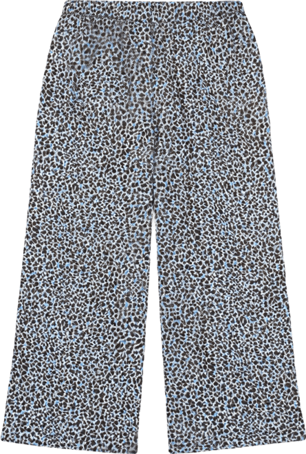 Plus Size Wide Leg Pull-On Pants