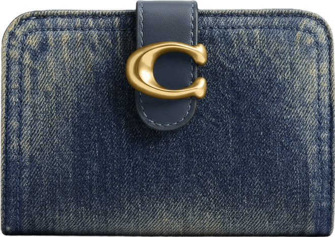 Snap Loved Denim Tabby Wallet
