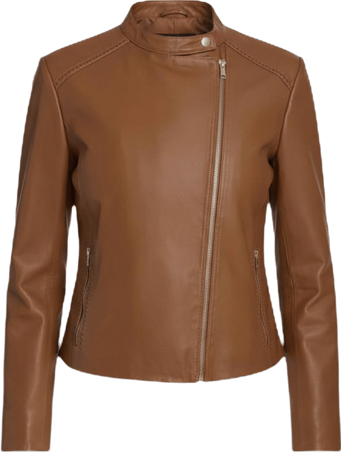 Women's Stand Collar Racer Jacket