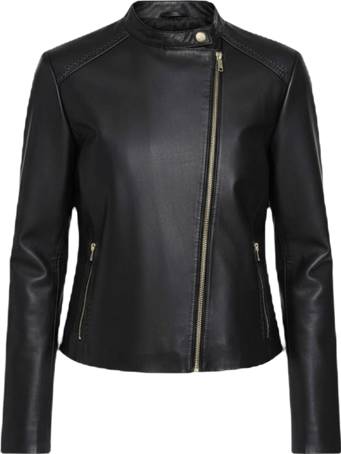 Women's Stand Collar Racer Jacket