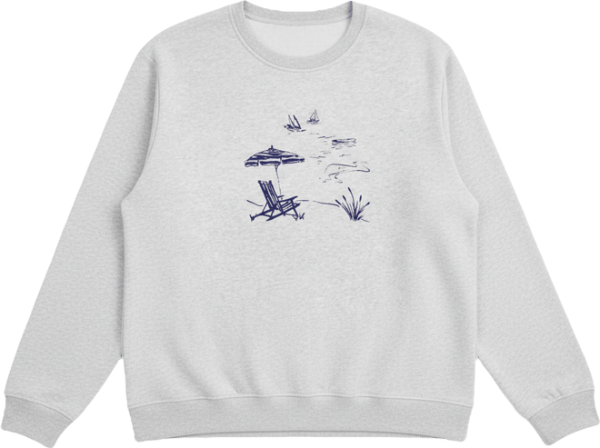 Plus Size Printed Crewneck Fleece Sweatshirt, Macy's Exclusive