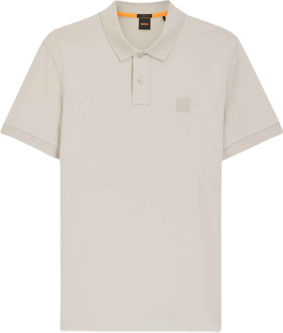 Boss by  Men's Slim-Fit Stretch-Cotton Logo Patch Polo Shirt