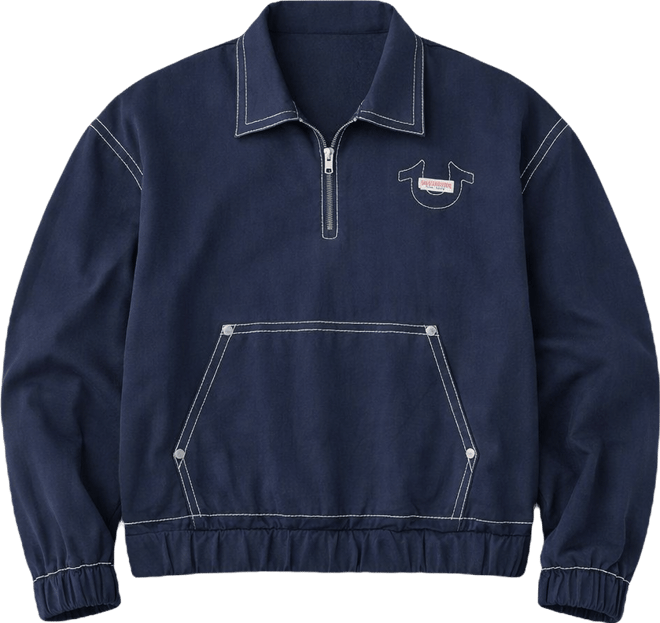 Men's Big T Quarter-Zip Popover Jacket