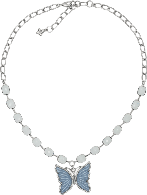 Blue Butterfly Collection Pendant Necklace