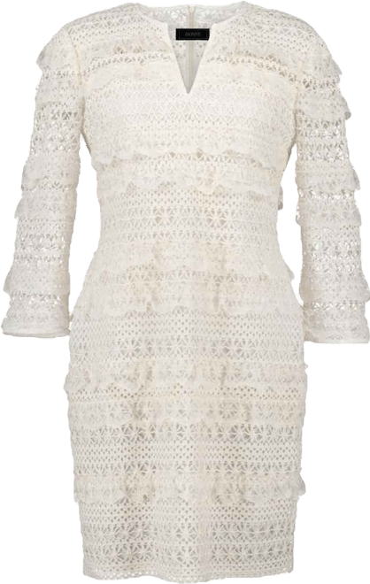 Women's Natural Lace Mini Dress