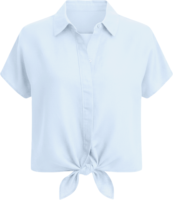Women's Tie-Front Blouse, Exclusively at Macy's