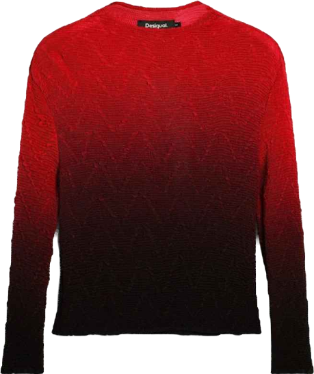 Women's Gradient texture blouse