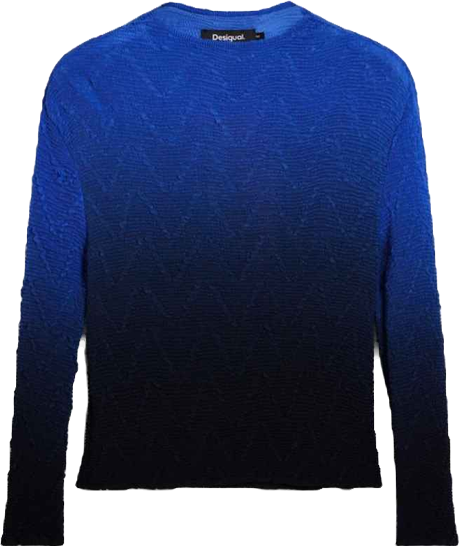 Women's Gradient texture blouse