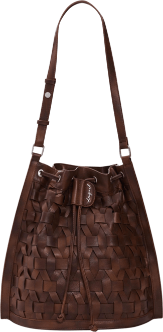 Women's Medium braided drawstring backpack