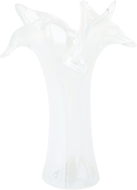 Onda 8 oz. Glass Twisted Flower Vase