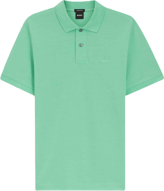 Boss by  Men's Cotton Pique Embroidered Logo Pallas Polo Shirt