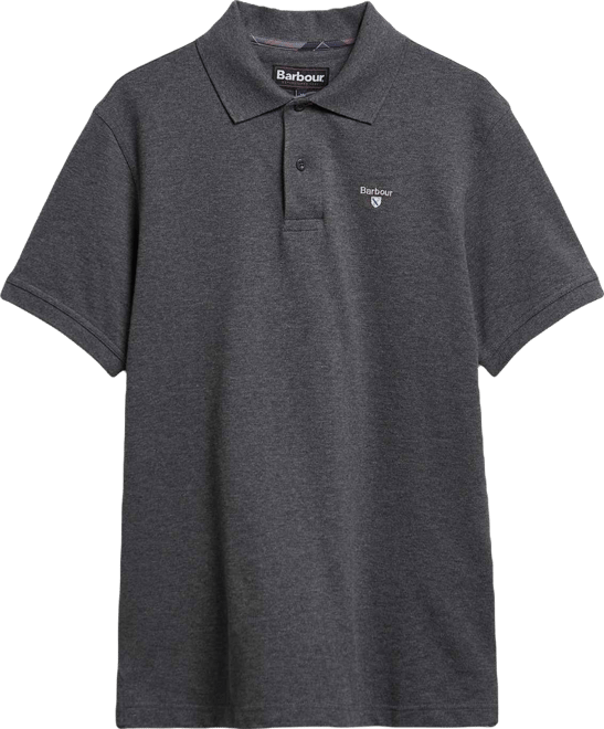 Men's Tartan Pique Polo Collar Shirt