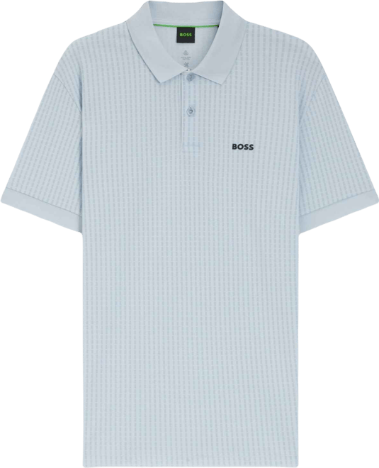 Boss by  Men's Cotton-Pique All-Over Print Polo Shirt