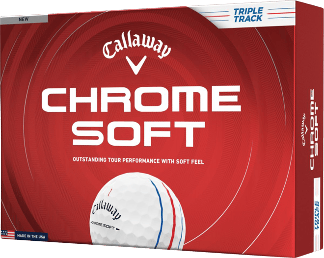 Callaway 2026 Chrome Soft Triple Track Golf Balls | Golf Galaxy