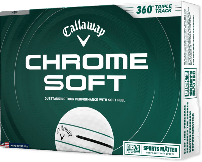 Callaway 2026 Chrome Soft 360 Triple Track Sports Matter Golf