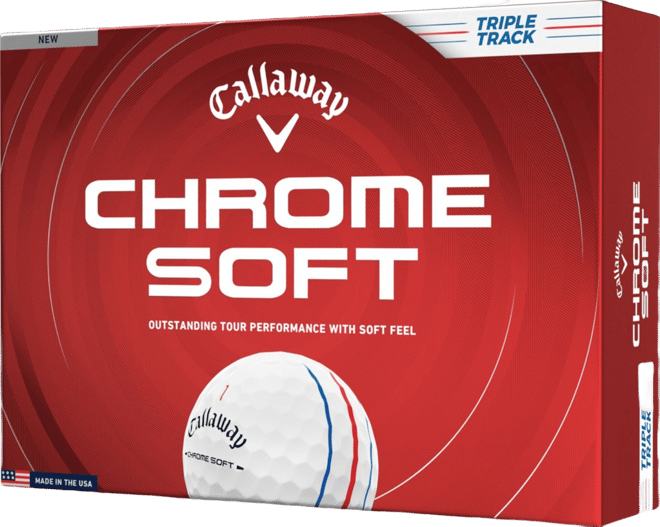 Callaway 2026 Chrome Soft Triple Track Golf Balls | Dick's