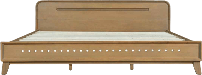 Pine Solid Wood King Bed