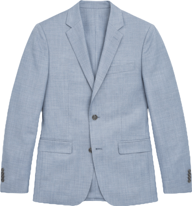Men's Skinny-Fit Wool Blend Suit Jacket