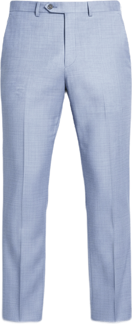 Men's Skinny-Fit Wool Blend Suit Pants