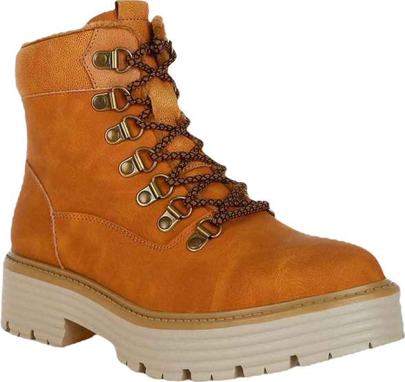 Boskoff Lace-Up Chunky Warm Ankle Boots