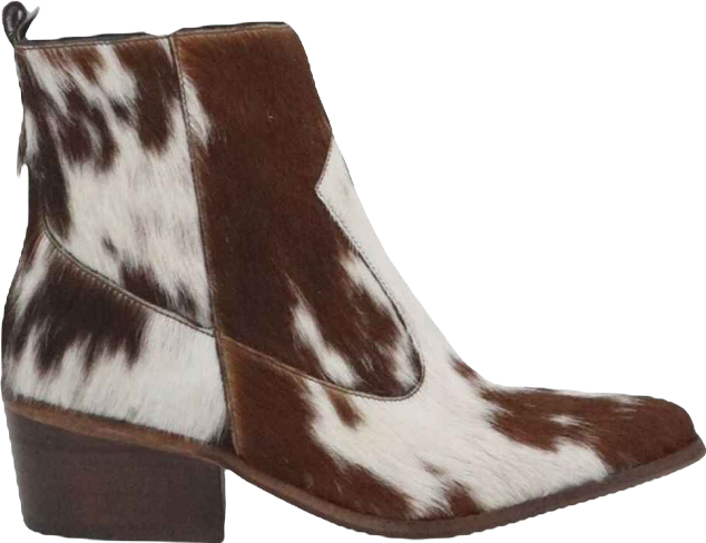 Women's Nomad Cowhide Leather Cowboy Booties