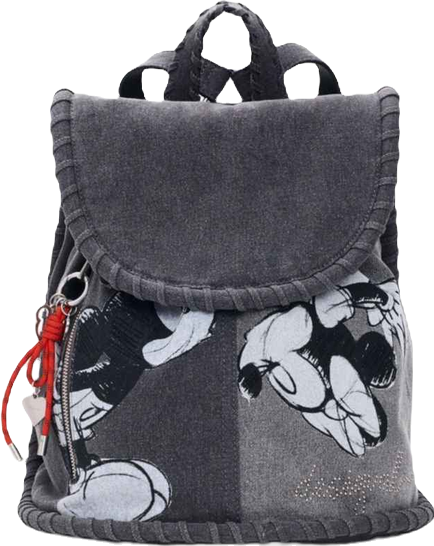 Women's Medium denim backpack Mickey Mouse
