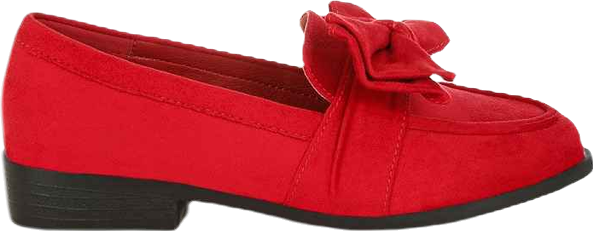 Womens Havisham Bow Accent Heeled Loafers