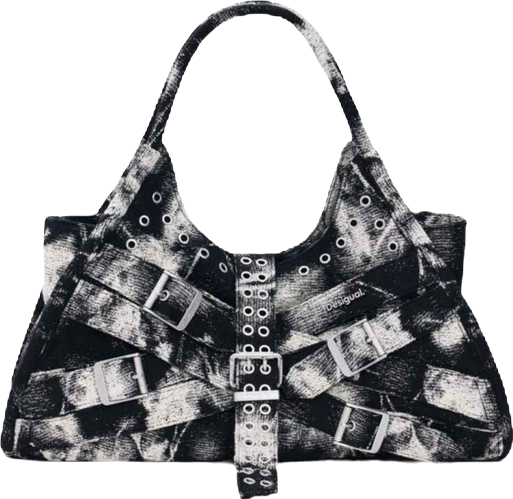 Women's Medium bag with buckles