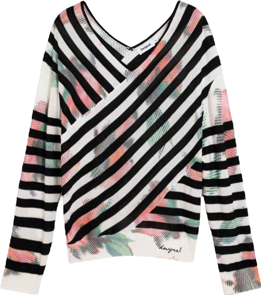 Women's Fine crossover sweater