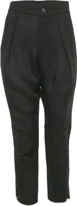 Women's Black Knit Balloon Pants