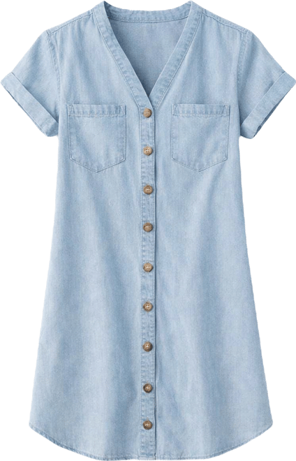 Women's Out of Left Field Blue Mini Beach Dress