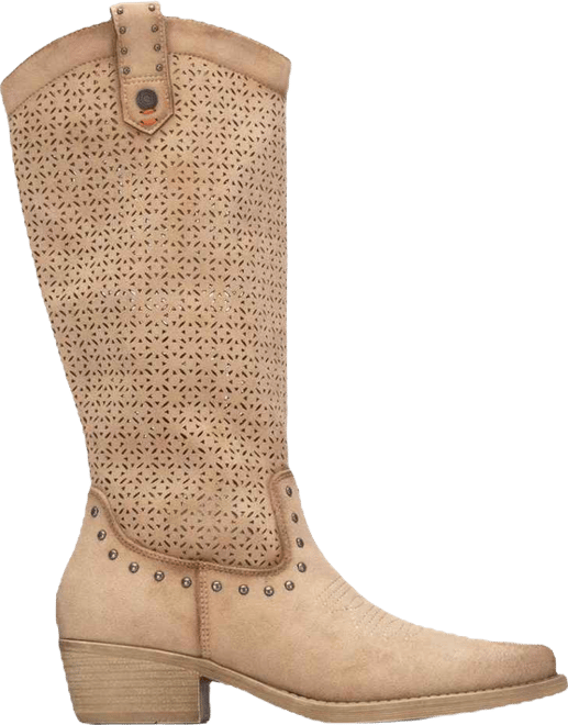 Refresh Collection Women's Block Heel Suede Boots