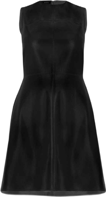 Women's Sleeveless High Shine A-Line Dress