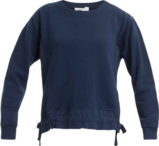 Women's Woven Side Panels Sweatshirt