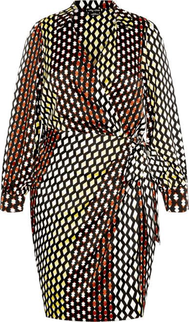 Women's Plus Size Genevieve Print Dress