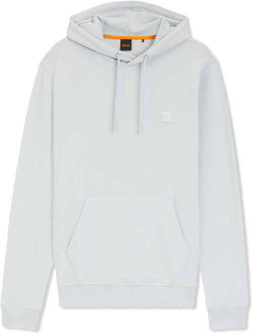 Boss by  Men's Regular-Fit Cotton Terry Logo Patch Hoodie