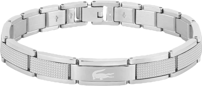 Men's Stencil Gold-Tone Stainless Steel Bracelet