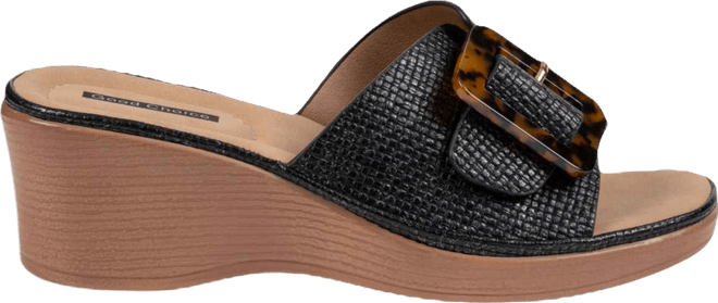 Women's Teri Buckle Wedge Sandals