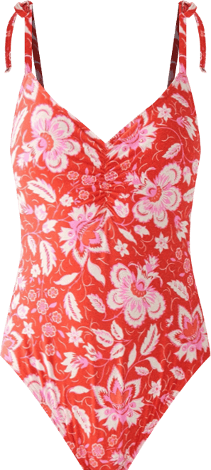 Women's V-Neck One-Piece Swimsuit