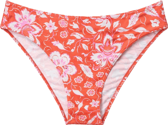 Women's High-Cut Moderate Coverage Swim Bottoms