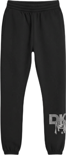 Women's Graffiti Rhinestone Logo High-Rise Relaxed-Fit Joggers