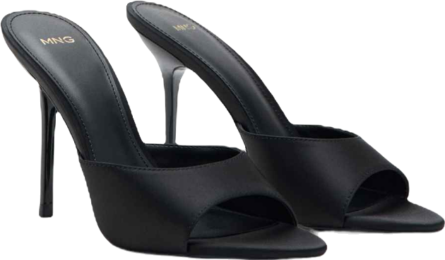 Women's Satin High-Heeled Sandals