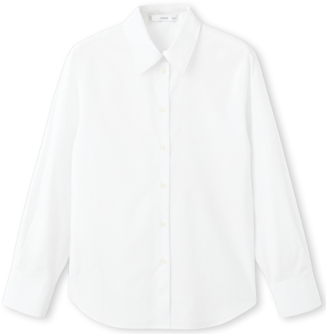 Women's Cotton and Lyocell Blend Straight Shirt