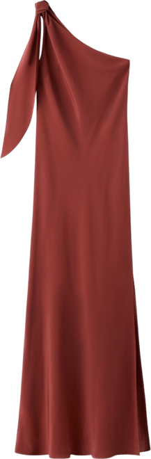 Women's Knot Strap Asymmetrical Dress