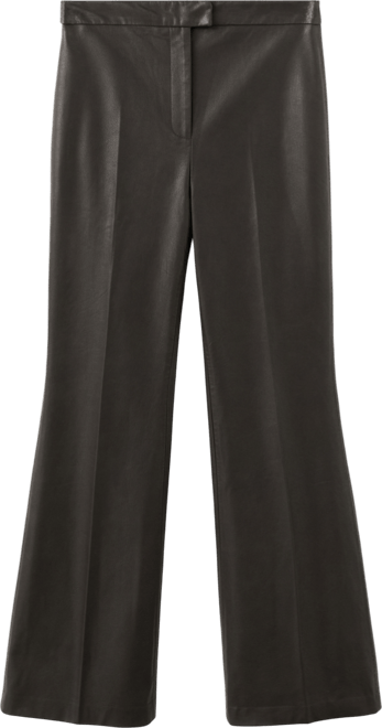 Women's Wide-Leg Faux-Leather Pants