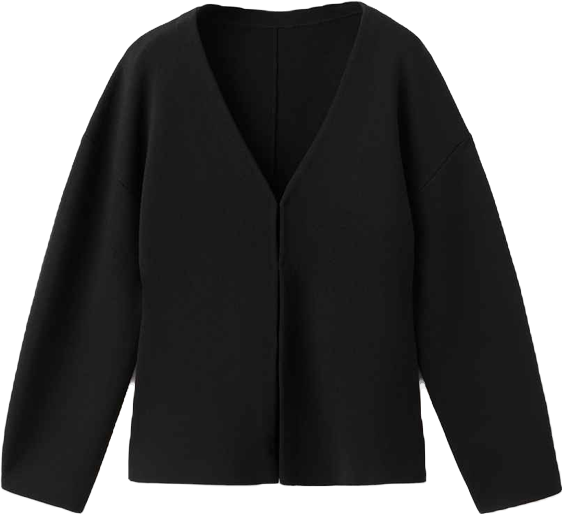 Women's Oversized V-Neck Cardigan Sweater