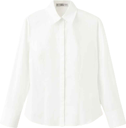 Women's Slim-Fit Poplin Shirt