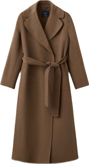 Women's Belted Handmade Wool Coat